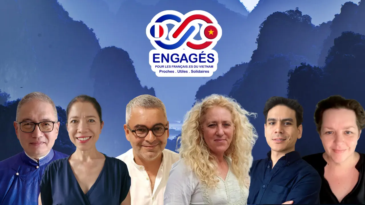 Les 6 candidats de la liste Engages au Vietnam pour les elections consulaires 2026