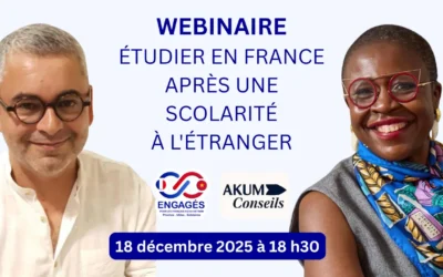 WEBINAIRE – Étudier en France après une scolarité à l’étranger