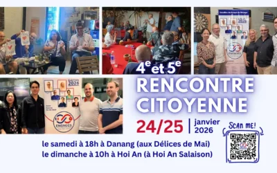 4e et 5e rencontres citoyennes sur Danang et Hoi An les 24 et 25 janvier 2026