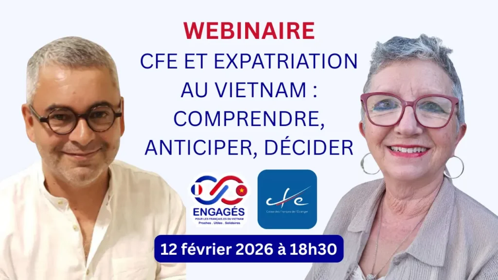 WebinaireExpat au Vietnam - 1 heure pour y voir clair sur la CFE 12-02 CFE