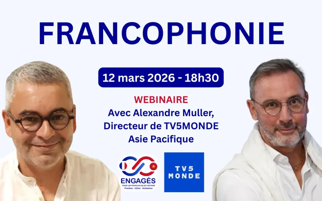 WEBINAIRE sur la francophonie avec TV5MONDE le jeudi 12 mars à 18h30