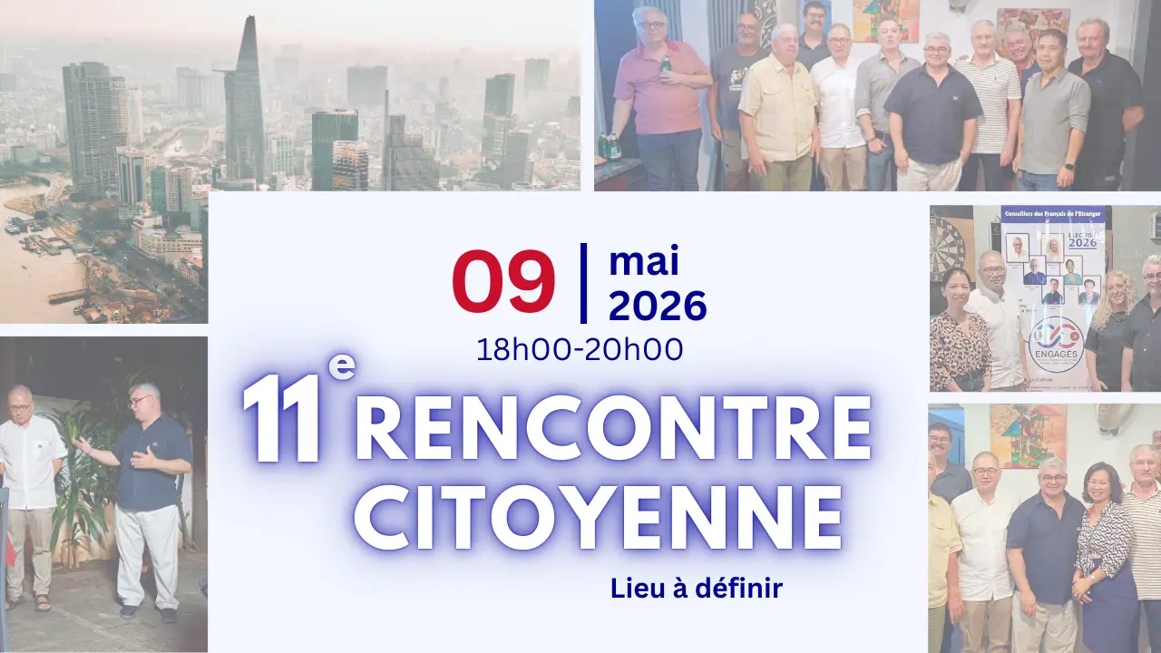 Rencontre ho chi minh 11e le 9 mai 2026