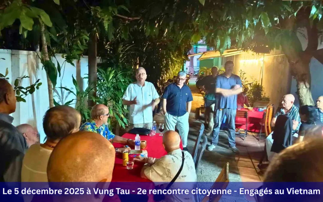 Photos des rencontres citoyennes des français à Vung Tau